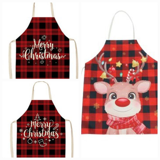 collection of Christmas Cooking Apron