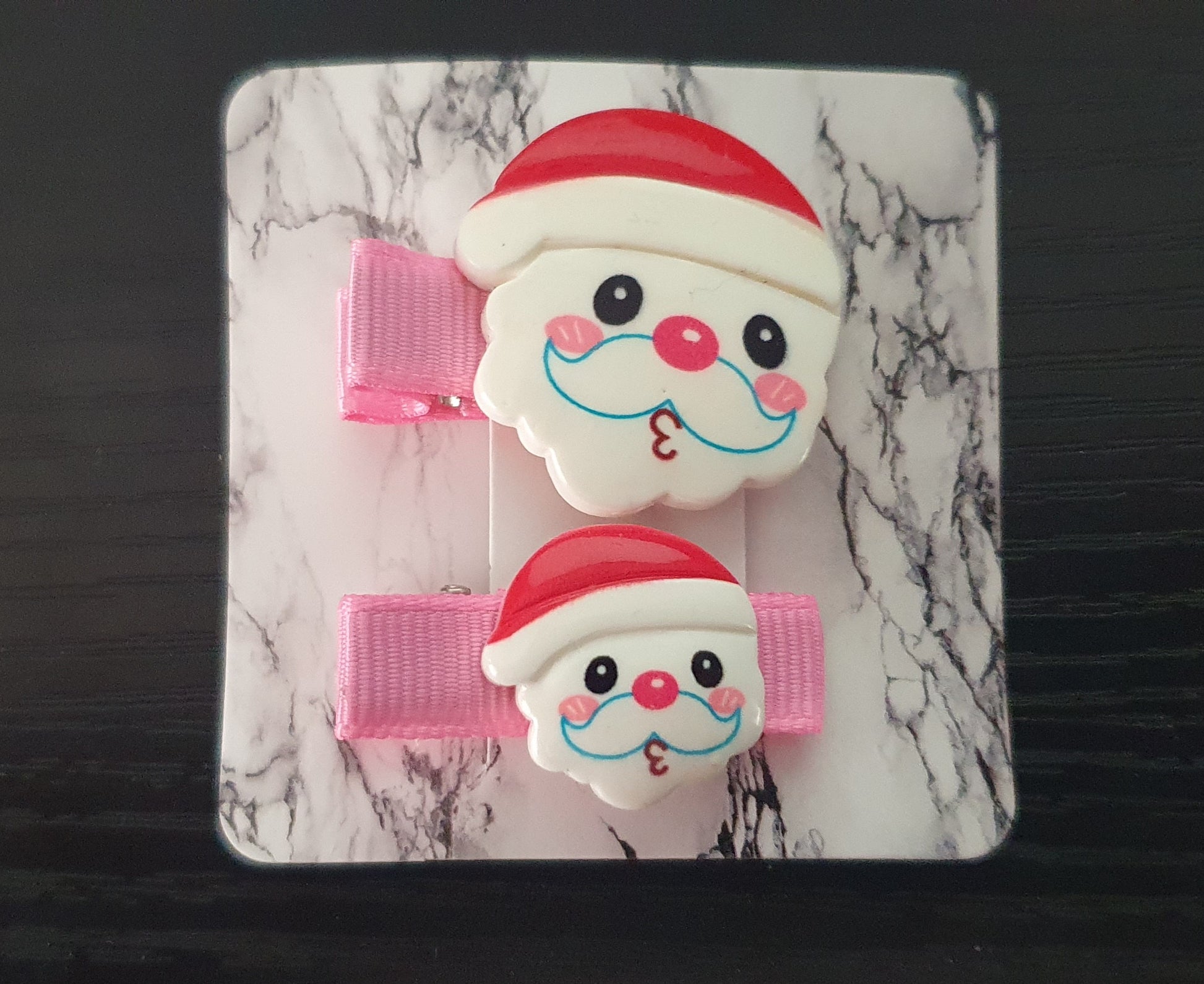 santa face clip set