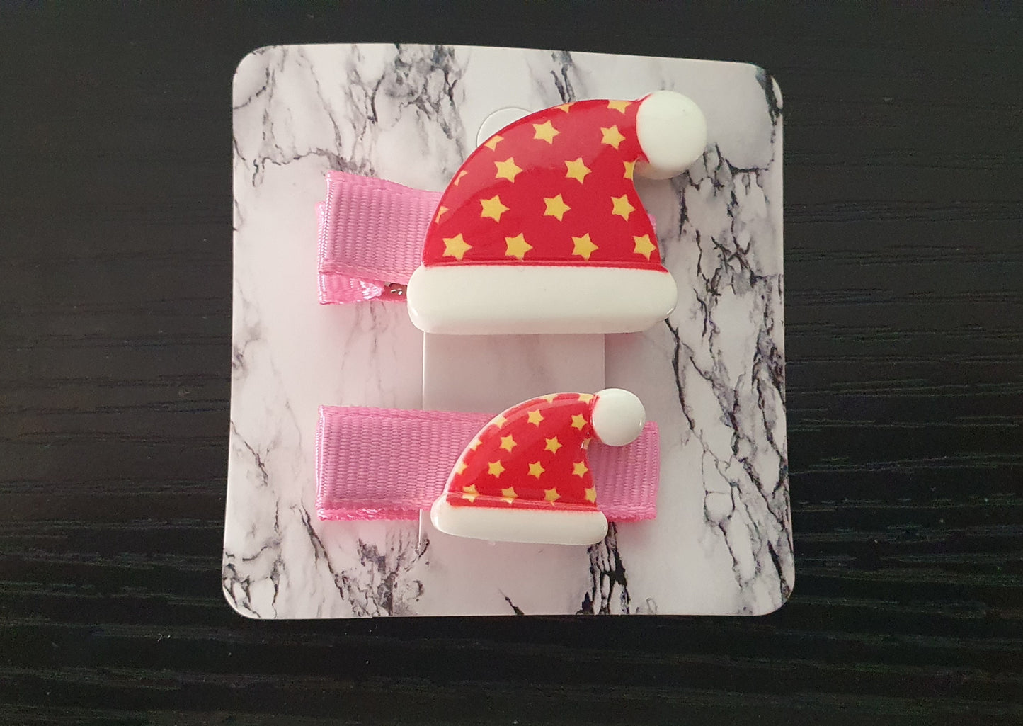 christmas hat clip set