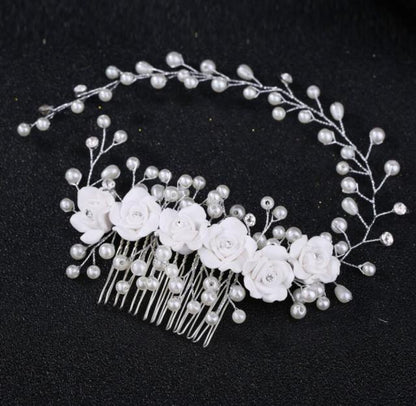 Crystal hair slides updo pieces for bridal, prom and other occasions
