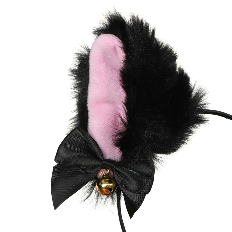 Animal faux fur cat fox fluffy ear headband