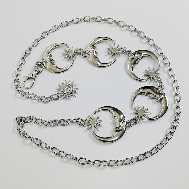 Star Chain Belt (2 Colors) Silver