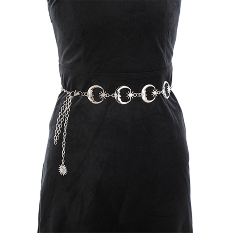 Belt on sale silver chain