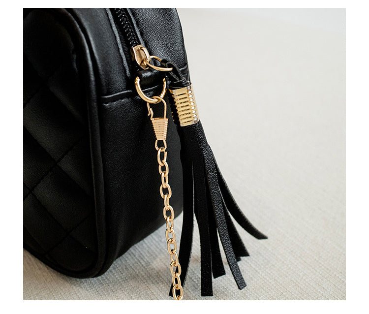 Fashion Black Shoulder Bag With Chain