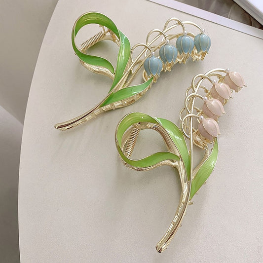 lily of the valley hair clip claw