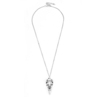 Bird Raven Animal Skull Necklace Pendants